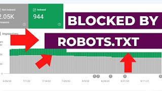 How To Fix Blocked by robots.txt Errors in Google Search Console