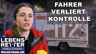 Mit hoher Geschwindigkeit: Auto verfehlt Zug nur knapp! | Lebensretter hautnah | SAT.1