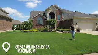 Tour this $525,000 Private Backyard Oasis with Pool in Macomb Township, Michigan!