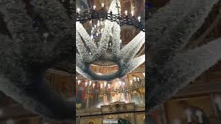 #свежийветер#сретенскиймонастырь#сочельник.Сретенский Монастырь. Украшение  храма к Рождеству.