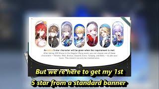 My First 5 Star from a Stellar Warp Standard Banner | Honkai Star Rail