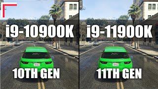 Intel Core i9-10900K vs Intel Core i9-11900K — Test in 10 Games! [1080p, 1440p]