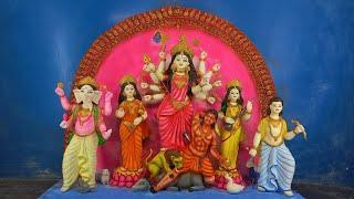 Latest Clay Durga Idol Making 2022 | Durga puja | Clay Modeling | দুর্গা  পূজা |