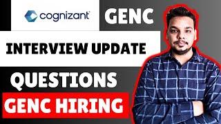 Cognizant GenC Interview Update | Cognizant GenC Hiring | Interview Questions | GenC , Pro , Next