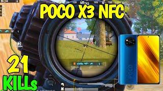 Xiaomi Poco X3 Nfc PUBG 5 Fingers+full gyro | PUBG Mobile