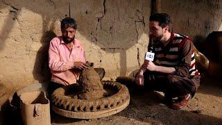 Deyare Ma - Waris Mujaddady in a pottery, Tanor making /دیار ما - وارث مجددی در یک تنور سازی