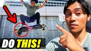 How To Ollie An Electric Skateboard *skate hacks*