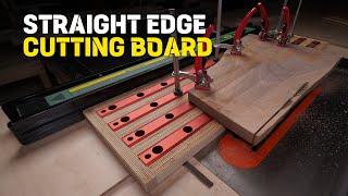 Straight Edge Cutting Board making with Aluminum Rod / DIY