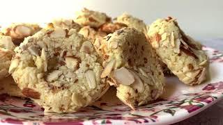 Almond & Orange Cookies | Made with Almond flour  | Greek Almond Cookies