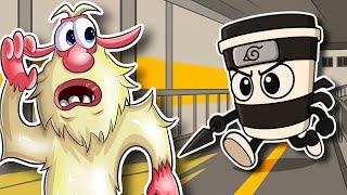 BOOBA ESCAPE FROM CAPPUCCINO ASSASSINO | BoobaPlays:CAPPUCCINO ASSASSINO PRISON RUN