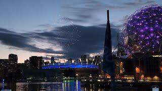 Show de drones en Vancouver 2024