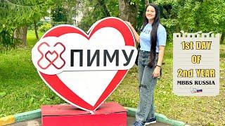 FIRST DAY of Second Year| MBBS RUSSIA🩺| VLOG