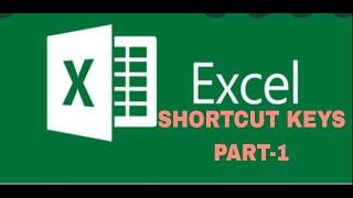 Excel  Shortcut keys Part 1 | RR Technology hub |