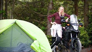 Motorradcamping mit Killerwalen