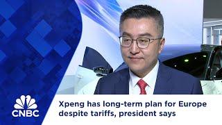 Xpeng has long-term plan for Europe despite tariffs, president says