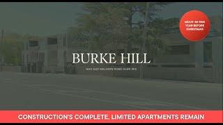 Burke Hill Glen Iris: Construction Complete – Move In This Year! 