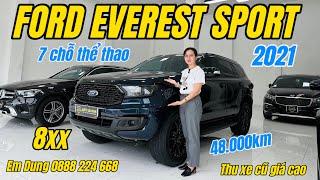 Ford Everest Sport 2021 xe 7 chỗ máy dầu giá tốt|Thu mua ô tô cũ Tphcm