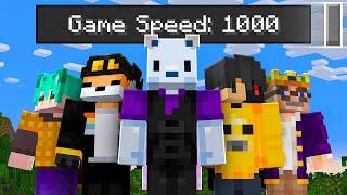 Last YouTuber Standing in 100x Tick Speed Wins