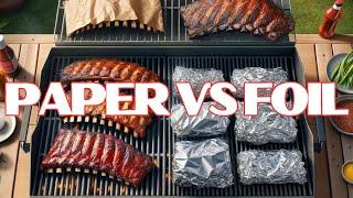 Aluminum Foil or Butchers Paper When Smoking Ribs Experiment