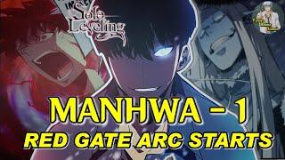 SOLO LEVELING Manhwa EPISODE 1 chapters - 46,47,48 | RED GATE ARC starts | Telugu Anime Sensei