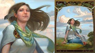 Oil Painting Process, The Making of "Wind" by Rob Rey