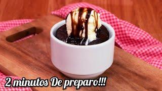 BROWNIE DE CANECA - PRONTO EM 2 MINUTOS.