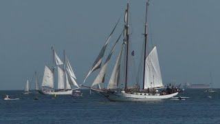 Baltic Sail Gdańsk 2024. Parada żaglowców.  Parade of sailing ships.(Poland)