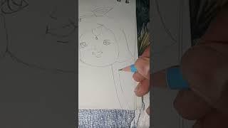 How to draw little krishna||sketch with pratham||krishna||