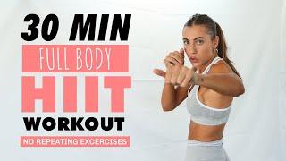 30 MIN Full Body HIIT - No Repeating Exercise  // Sami Clarke #SummerBody