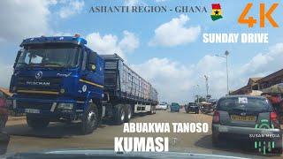 Abuakwa Tanoso To Sofoline Sunday Drive Kumasi Ghana 4K