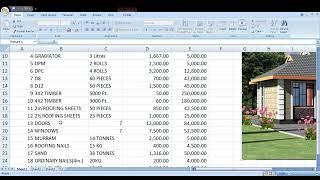 COST ESTIMATION FOR 2 BEDROOM HOUSE IN KENYA/ BILL OF QUANTITIES