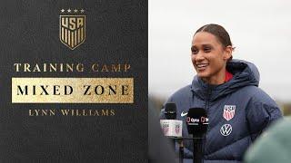 TRAINING CAMP MIXED ZONE: Lynn Williams | November 27, 2024