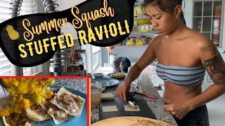 SUMMER SQUASH STUFFED RAVIOLI