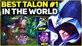 RANK 1 BEST TALON IN THE WORLD AMAZING GAMEPLAY! | Season 13 League of Legends