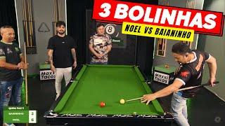 Desafio 3 Bolinha - Baianinho de Mauá VS Noel Snooker