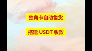 保姆级教学，独角数卡+epusdt收付款，搭建自动售货系统