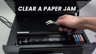 How to Clear a Paper Jam on Epson WorkForce Pro WF-4820 & 4830