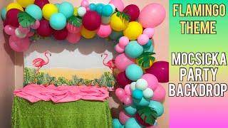 Flamingo Theme | Mocsicka Party Backdrop