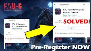 FAU-G Game Pre-registration Problem | Faug game kaise download kare | fauji game download link