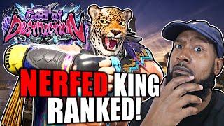 Playing NERFED Tekken 8 KING at GoD Rank is ROUGH!