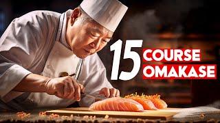 How This Sushi Chef Prepares A 15 Course Omakase