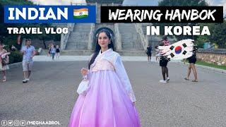 Wearing Hanbok in Korea  | Korea travel Vlog | Indian in Korea