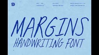 MARGINS Handwritten Font | Add Some Handwritten Charm to Your Designs Today