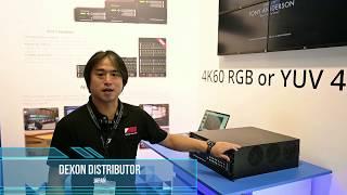 DEXON Systems - DMX200 Product video with Japanese Distributor (ISE 2020, Amsterdam)