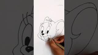 How to draw Jerry /Jerry Drawing #shorts #youtubeshorts