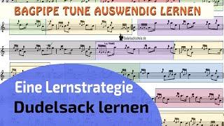 Dudelsack lernen | Eine Lernstrategie