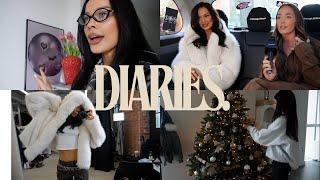 weekly diaries! decorating for christmas, shoot days & lots of shopping. AD