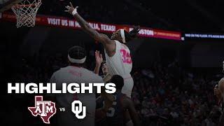 Highlights: Texas A&M 75, Oklahoma 68