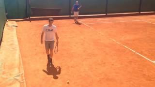 Andy Murray day before his first match 2017 Monte Carlo