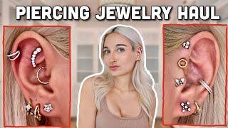 My Top Piercing Jewelry Finds of the Year! | Oufer Jewelry Haul & Try-On